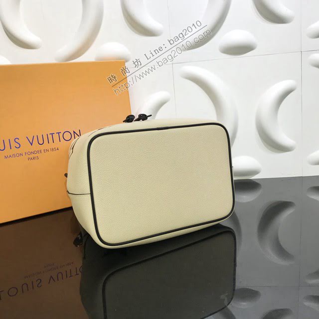 路易威登LV女包 NéoNoé 中號水桶包 頂部編織手柄 超大Monogram印花 lv新款壓紋皮革水桶包  ydh3825